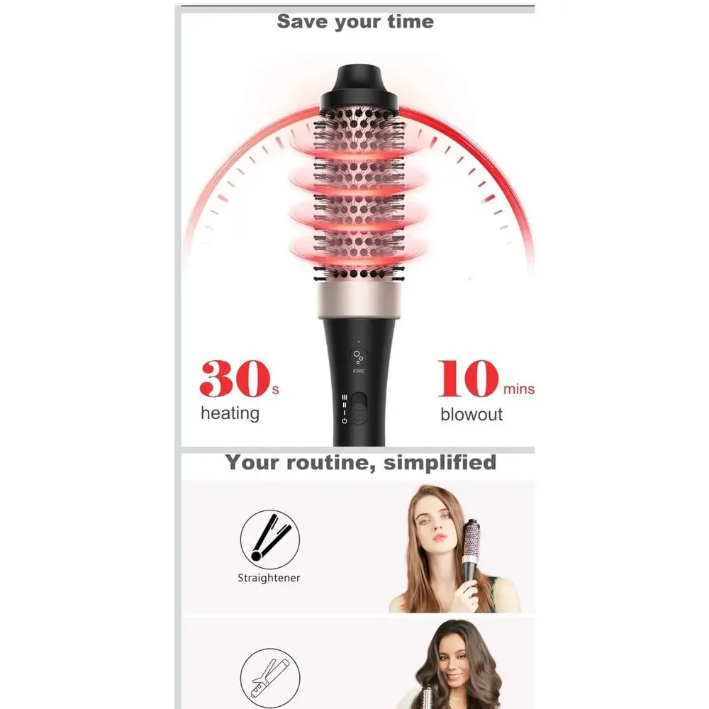 Disstar Ionic Thermal Brush,1.5 Inch,Volume Blowout Styling,Dual Voltage - Picture 3 of 7